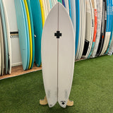 Surf Prescriptions Old School Fish 5'6" Surfboard - White