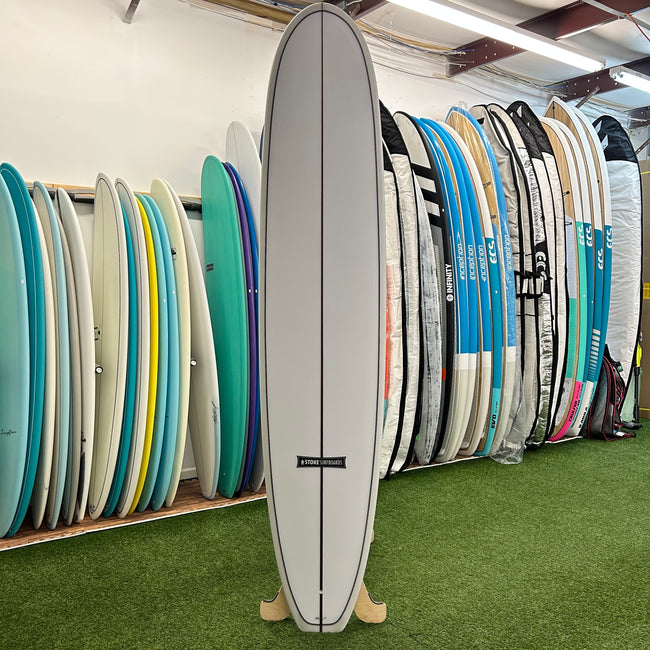 Stoke Classic Longboard 9’2" Surfboard - Grey