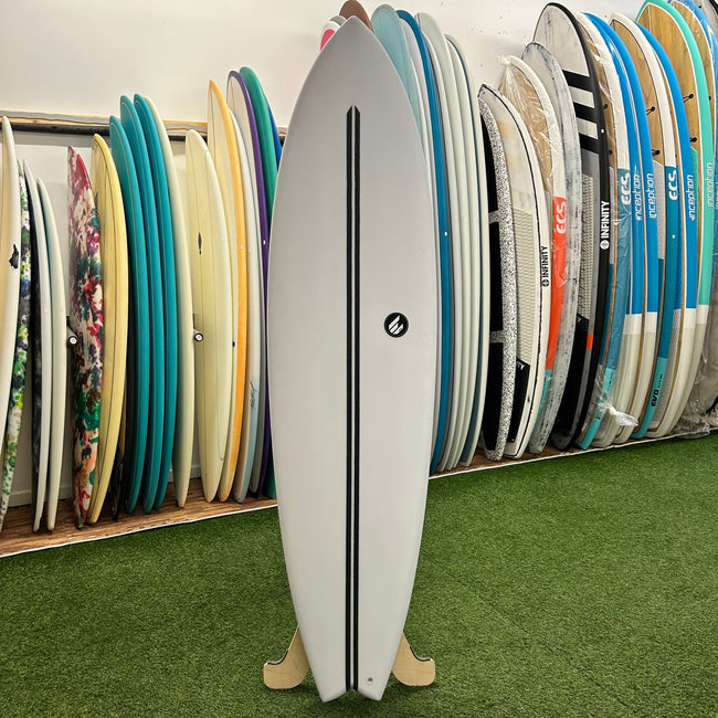 ECS Boards Australia Bear 7'1" Surfboard - White