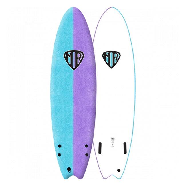 Ocean & Earth Ezi-Rider Mr. Twin 6'6" Surfboard - Spray Violet