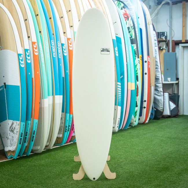 Hello.SURF Dude 7'6" Surfboard - White (USED)