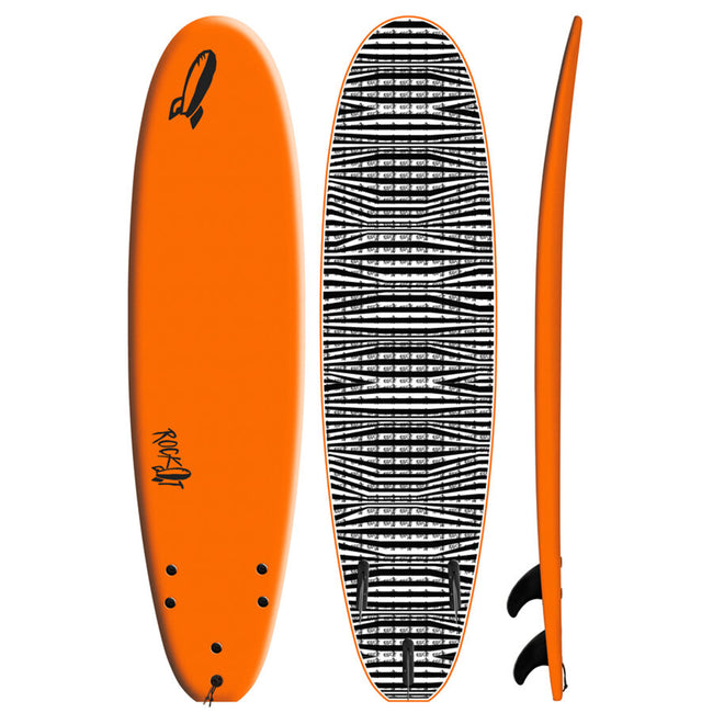 Rock-It Surf Shortbus 7'0" Surfboard - Orange