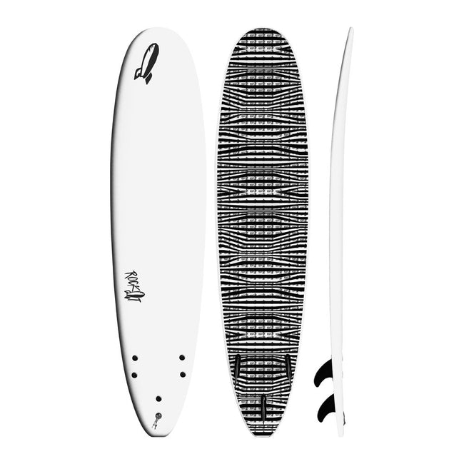 Rock-It Surf Big Softy 8'0" Surfboard - White