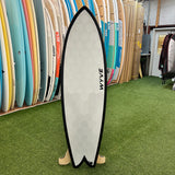 Wyve 6’0" Fish Surfboard - White / Black