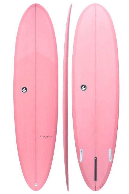 ECS Boards Australia Inception 7'6" Surfboard - Pink