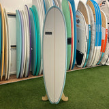 Stoke Mini Log 6’8" Surfboard - White / Light Blue