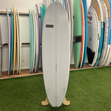 Stoke Mini Log 6’10" Surfboard - Grey / White