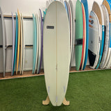 Stoke Mini Log 7’2" Surfboard - White / Sage