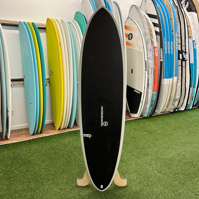 Haydenshapes New Wave Mid 6'6" Surfboard - White / Black (USED)