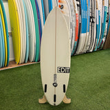 Edit Awsumoh 5’6" Surfboard - White (USED)