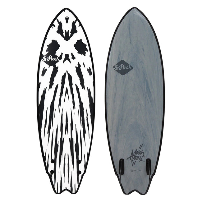 Softech Mason Twin 5'6" Surfboard - Gunmetal Black