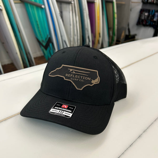 Reflection Surf Co. Trucker Hat - Black