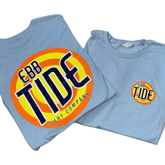 Ebb Tide Surf Company Tide Tee - Baby Blue