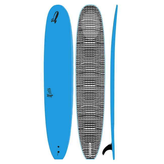 Rock-It Surf Facerider 10'0" Surfboard - Blue