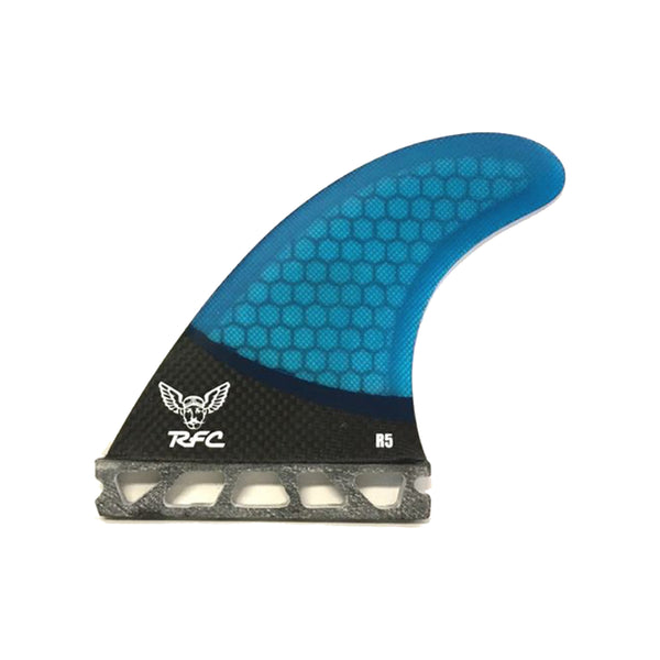 Rainbow Fin Co. R5 Futures Thruster Fin Set - Blue