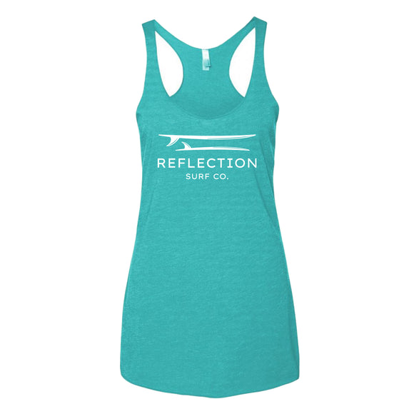 Reflection Surf Co. Women's Tank Top - Tahiti Blue