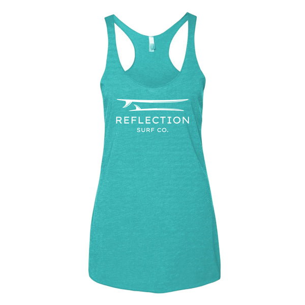 Reflection Surf Co. Women's Tank Top - Tahiti Blue