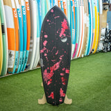 Quiver Concepts YW 5’5" Surfboard - Black / Pink