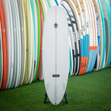 Stoke Mid-Length 6’10" Surfboard - White / Acid