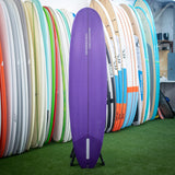 Stoke Mini Longboard 8’0" Surfboard - White / Purple