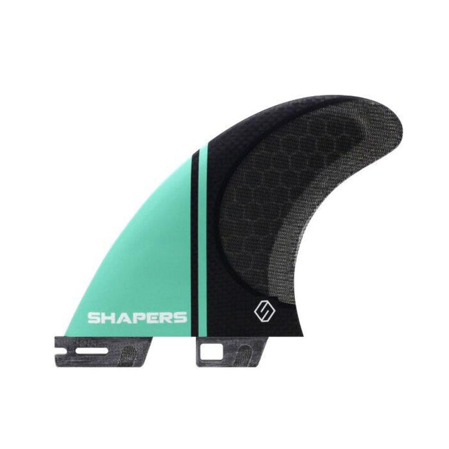 Shapers Stealth Small FCSII Quad Fin Set - Seafoam