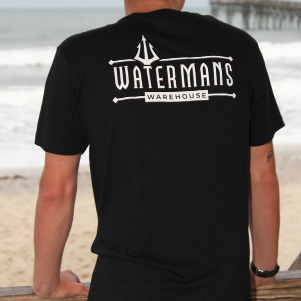 Watermans Warehouse Logo Short Sleeve Tee - Black